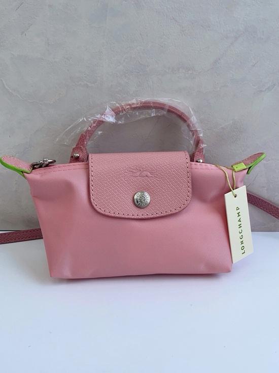 longchamp. Handbags - Longchamp Pink Small Le Pliage Crossbody Bag